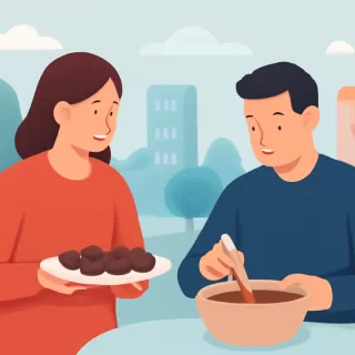 Receta sencilla de trufas de chocolate sin horno para las fiestas