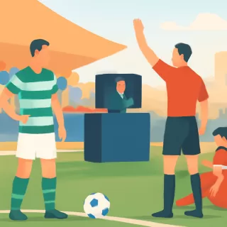 Penal sancionado tras 12 minutos de revisión con VAR en la Copa Portugal