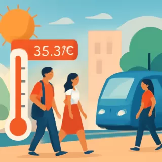 Calor intenso en Posadas con 35,3°C de sensación térmica y lluvias previstas para el domingo