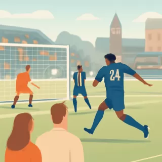 Reece James convierte un gol de tiro libre en el partido Newcastle vs Chelsea