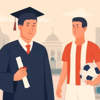 Facundo Bruera, goleador de Barracas Central, se recibió de abogado en La Plata