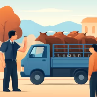 Policía Rural impide traslado irregular de ganado en General Alvear