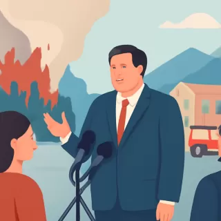 Incendio en Bariloche fue contenido; Weretilneck destacó el trabajo de los bomberos y recordó las prohibiciones