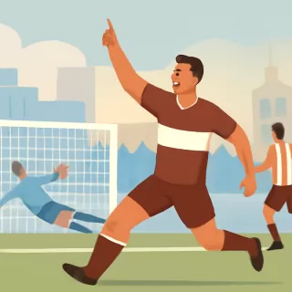 Franco Zapiola abrió el marcador para Platense en la final del Trofeo de Campeones contra Estudiantes