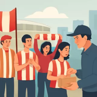 Hinchas de Estudiantes realizan colecta para apoyar a camionero despedido tras llevarlos a la cancha