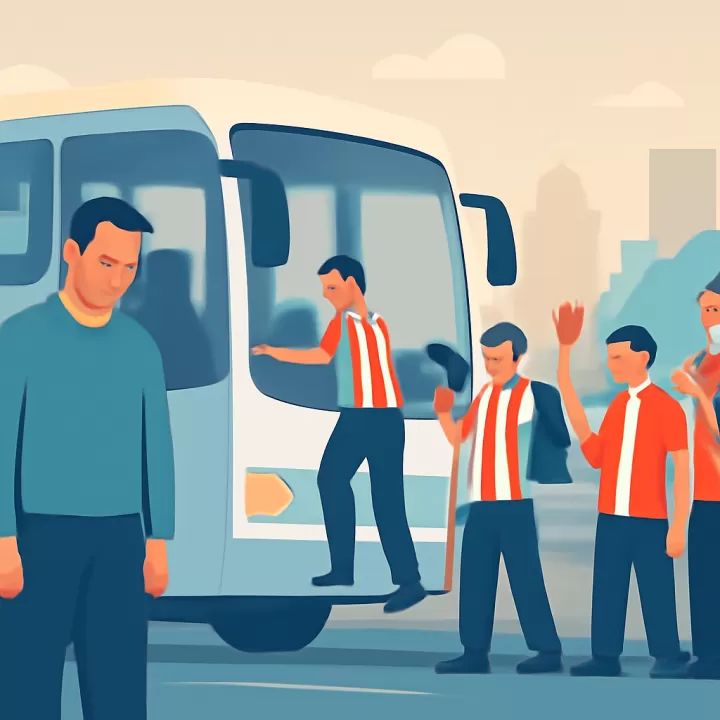 Camionero trasladó a 60 hinchas de Estudiantes a la final y perdió su empleo