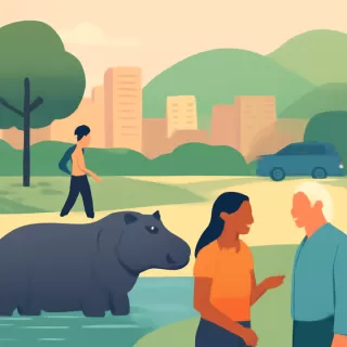 Colombia enfrenta un grave problema ambiental por la proliferación de hipopótamos introducidos por Pablo Escobar