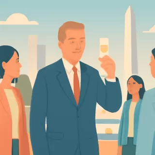 Peter Lamelas comienza su gestión como embajador de EE.UU. en Argentina con un brindis en Buenos Aires