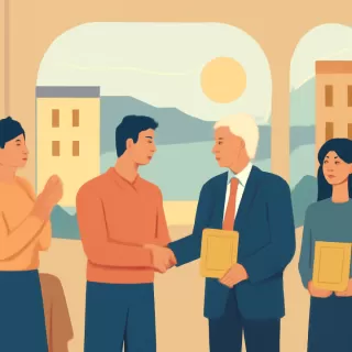 Rotary Rada Tilly cerró el año con reconocimientos en la visita de su gobernador