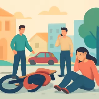 Mujer sufre graves lesiones tras accidente en moto en Luján de Cuyo