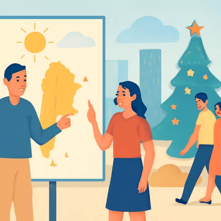 Pronóstico del clima para la Navidad 2025 en Argentina según el SMN