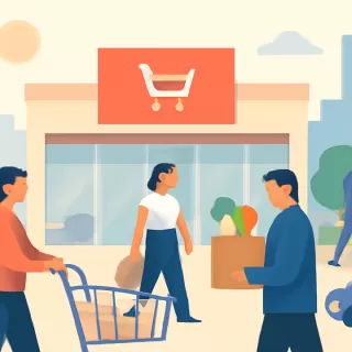 El consumo en supermercados en Argentina cayó un 3,3% en 2025