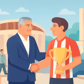 Chiqui Tapia felicita a Estudiantes por la victoria en el Trofeo de Campeones 2025