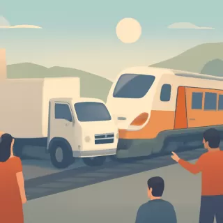 Tren interoceánico en México choca con tráiler sin dejar heridos