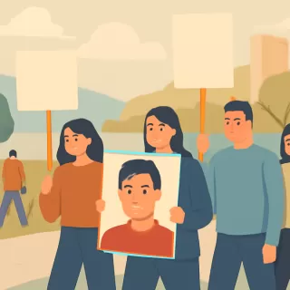 Familiares de Samuel Tobares realizaron una marcha en Parque Siquiman por su muerte