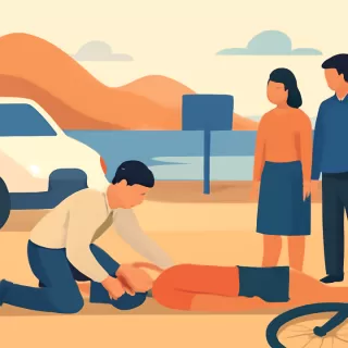 Juan Cruz Yacopini internado tras accidente en el dique El Carrizal, Mendoza