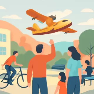 Realizan en Bariloche el primer vuelo de prueba de avión con tecnología INVAP para incendios forestales