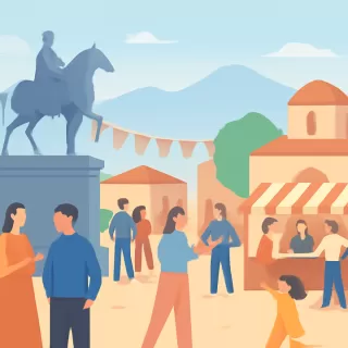 Más de 8.000 personas participaron en los festejos por el 209º aniversario de San Martín