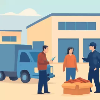 Allanan empresa transportista en Trelew por presunto tráfico ilegal de carne de guanaco