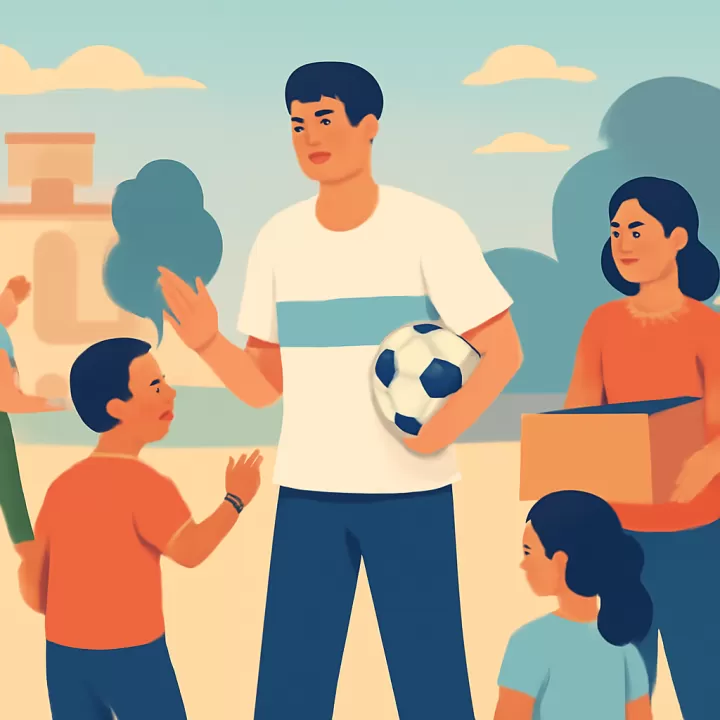 Aníbal Moreno participa en actividades solidarias en Catamarca previo a su incorporación a River Plate