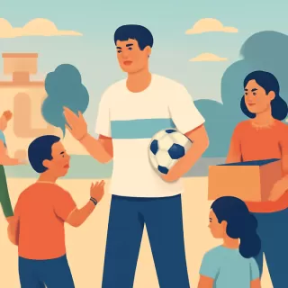 Aníbal Moreno participa en actividades solidarias en Catamarca previo a su incorporación a River Plate