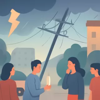 Tormentas causan interrupciones en el suministro eléctrico en Orán, Rosario de Lerma y Cerrillos