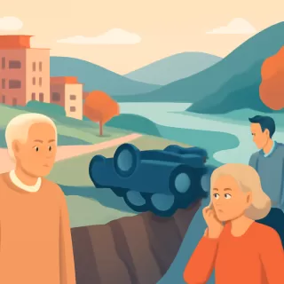 Dos jubilados mueren tras caer por un barranco en Bariloche