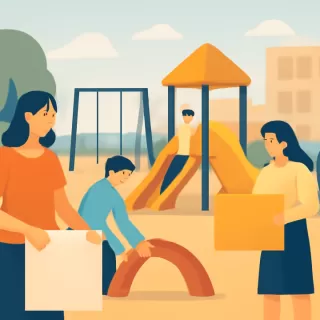 Convocan a la comunidad para restaurar la plaza infantil del Hospital Centenario