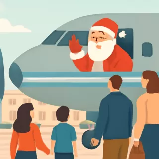 La Fuerza Aérea Argentina lanzó un mensaje navideño viral protagonizado por Papá Noel