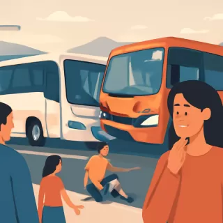 Colisión entre dos buses en la Panamericana Norte de Perú causa 28 heridos, entre ellos tres niños