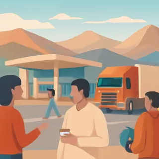 Habilitan paradores de servicio en la ruta hacia Chile en Mendoza