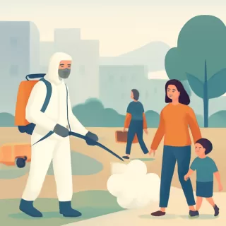 La Municipalidad de Rawson continúa con el plan de fumigación en barrios y espacios públicos