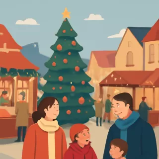 Mercado navideño de estilo alemán a 30 minutos de Indianápolis ofrece opciones para comprar regalos