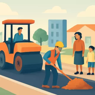 El Municipio realizó mejoras viales en el barrio Don Pedro