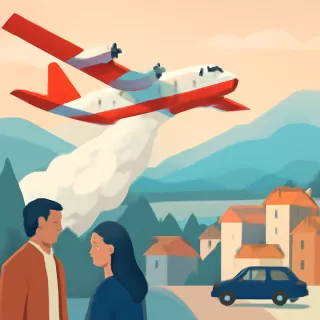 Bariloche incorpora avión con tecnología de INVAP para combatir incendios forestales