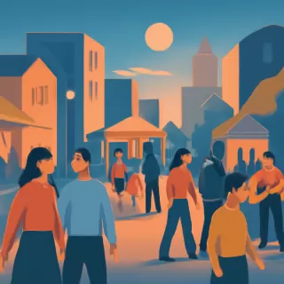 Miles de vecinos participaron en La Noche de los Comercios en el centro de Trelew