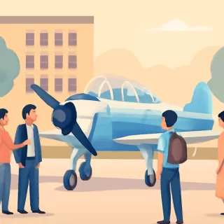 La técnica Lotufo recibió un histórico avión de la Armada para fines educativos