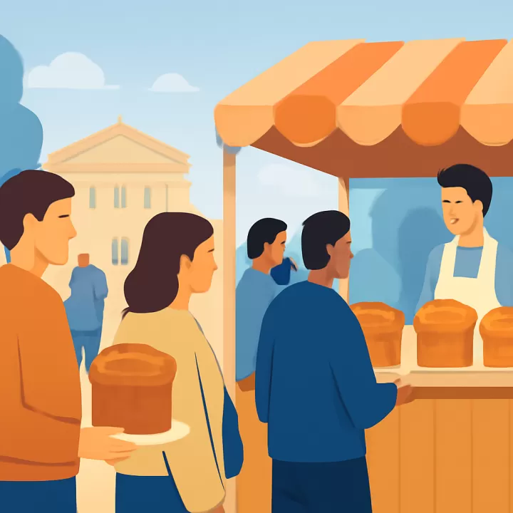 Precio y demanda del pan dulce tradicional de Plaza Mayor para Navidad 2025