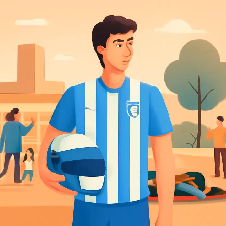 Franco Colapinto finalizó 2025 en Argentina con la camiseta del Club Atlético Pilar