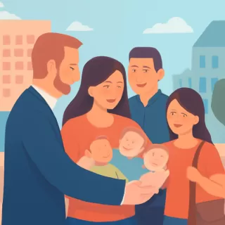 Orlando Petinatti se reencuentra con familia de trillizos tras campaña de ayuda