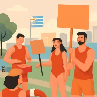 Guardavidas de Montevideo inician paro por recortes en el servicio