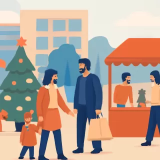 Nueva edición de la Feria Navideña de Emprendedores en la Escuela N.º 186