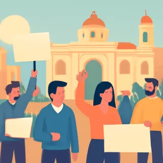 Gremios estatales de Córdoba se movilizan frente al Panal por descuentos salariales