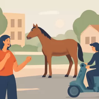 Candelaria: vecinos preocupados por caballos sueltos en la vía pública