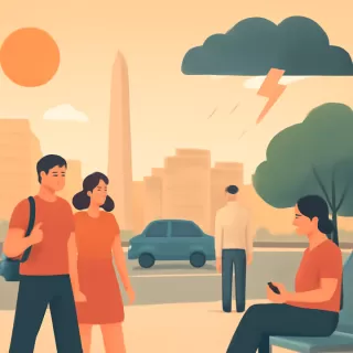 Clima en la provincia de Buenos Aires: calor y probabilidad de tormentas el 23 de diciembre de 2025