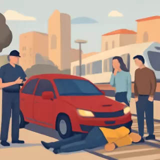 Conductor alcoholizado resultó herido tras ser embestido por un tren en Maipú