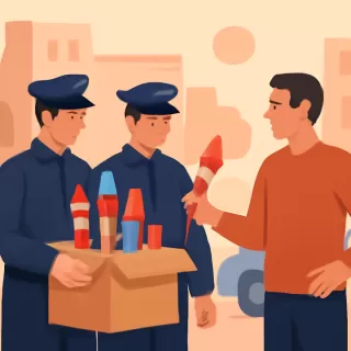 Decomisan pirotecnia por un valor aproximado de $1.800.000 en Ciudad de Mendoza