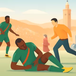 Patson Daka se lesiona tras festejo en la Copa Africana de Naciones 2025