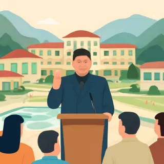 Kim Jong Un inaugura un lujoso complejo turístico en Samjiyon, Corea del Norte