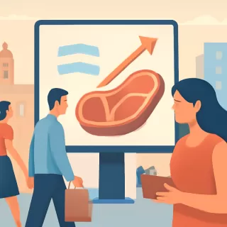 La carne vacuna alcanzó su mayor valor relativo en 15 años y afectó el consumo en Argentina